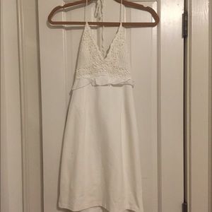 White halter Mura Boutique Dress
